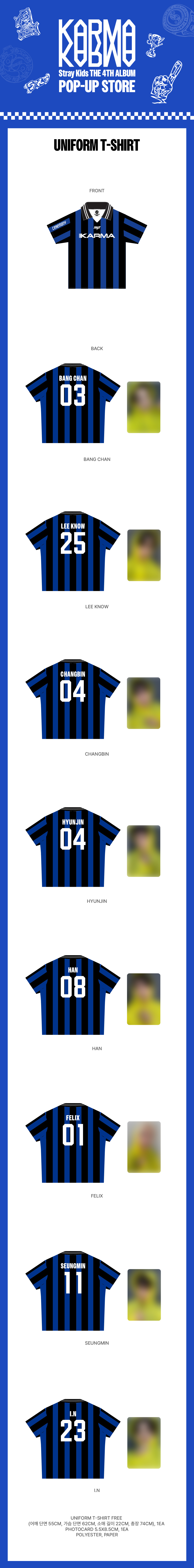 Stray Kids Karma Uniform Tshirt